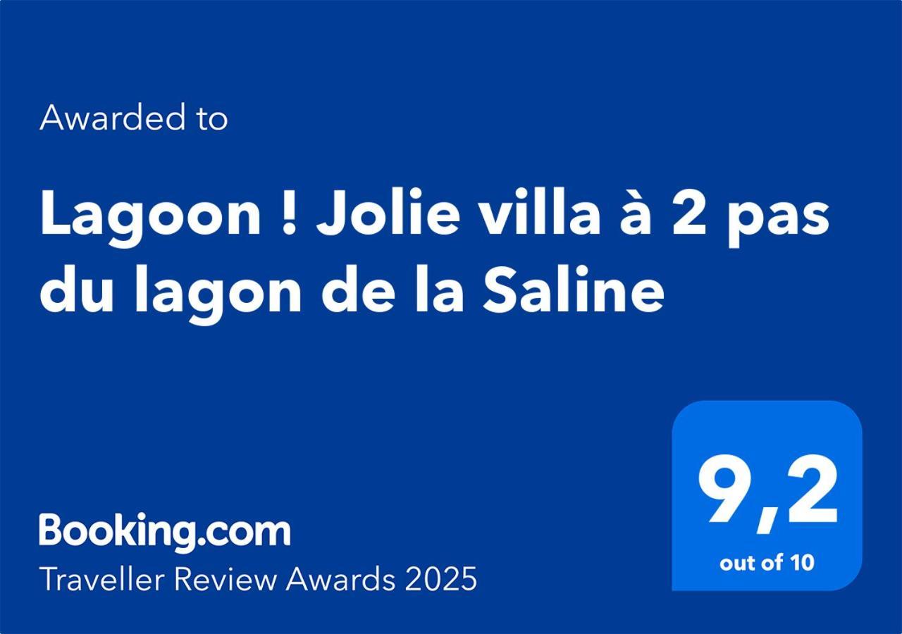 Lagoon ! Jolie Villa A 2 Pas Du Lagon De La Saline エクステリア 写真